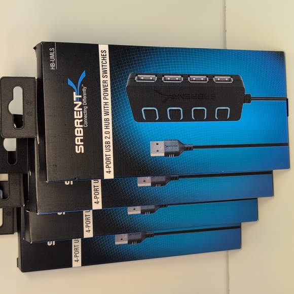 4-Port USB 2.0 Hub (Pack of 4) - Picture 4 of 4